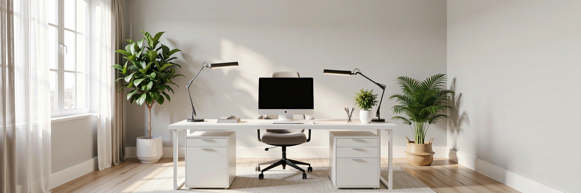 Ambiente de trabalho com conforto visual